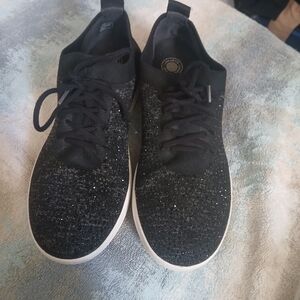 Fitflop Black Glitter Sneakers
